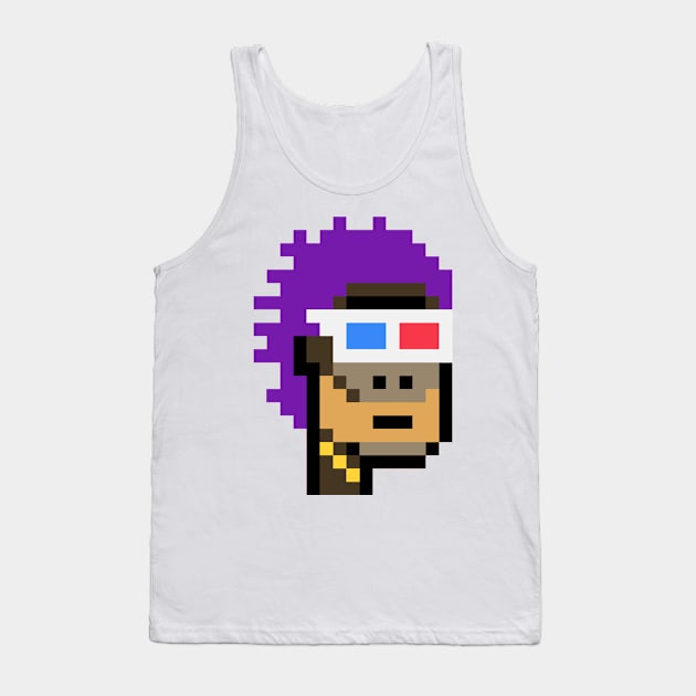 Nft Ape CryptoPunk Tank Top by JelloTees